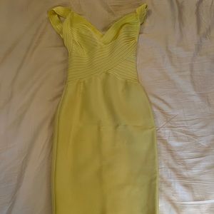 House of London Yellow Body on Dress, Size XS